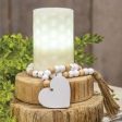 White Heart Bead Garland Online Sale