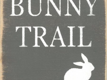 Bunny Trail Handmade Mini Sign Online Hot Sale