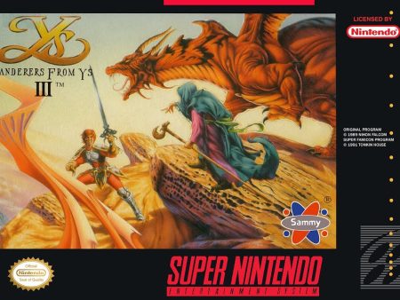 Wanderers From Ys III - SNES For Cheap