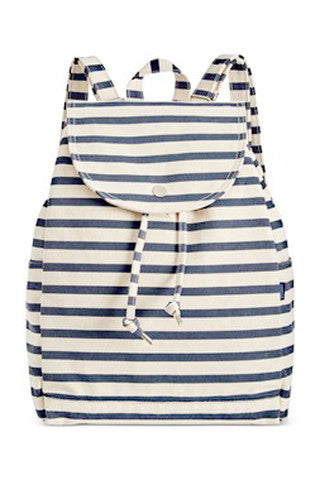 Sailor Stripe Drawstring Backpack For Cheap