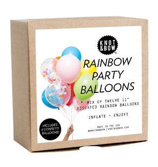 Rainbow Party Balloons Cheap