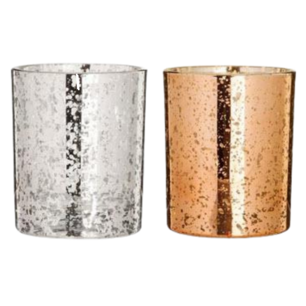 CONTAINERS WITH ELECTROPLATED SILVER DECORATION Cheap