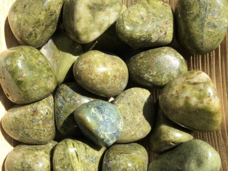 Epidote Tumbles on Sale