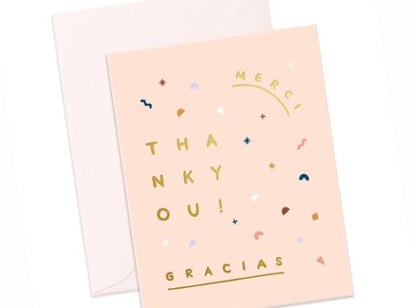 Merci Gracias Card Fashion