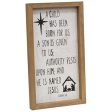 A Child Is Born Nativity Sign Online