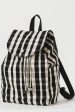 Plaid Drawstring Backpack Online now