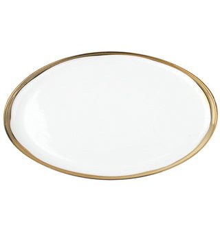 Large Platter with Gilded Rim Sale