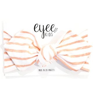 Peaches N  Creme Striped Top Knot Headband Cheap