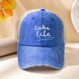 Lake Life Embroidered Hat- Multiple Colors Available Discount