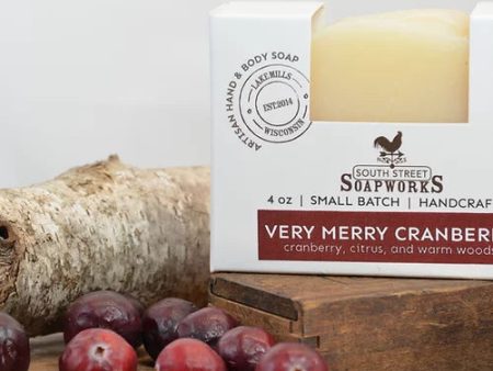 Very Merry Cranberry Handmade Hand & Body Soap Online Sale