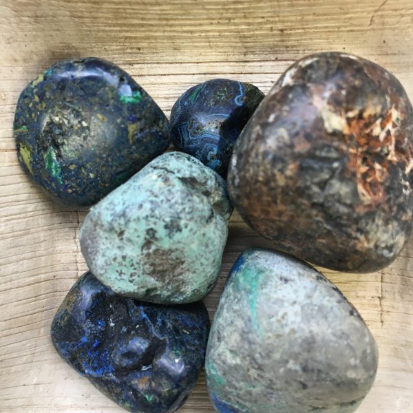 Azurite Malachite Tumbled Online Hot Sale