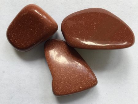 Orange Goldstone Tumbles For Sale